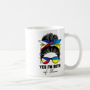 Caneca De Café Garota Metade Filipina Metade Ucraniana Filipinas