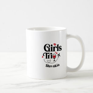 Caneca De Café Garotas do Vinho Fofas Viagem Eslováquia Férias