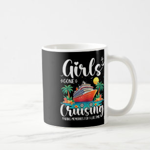 Caneca De Café Garotas em Cruzeiro Criando Memórias Para Toda a V