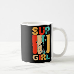 Caneca De Café Garotas Engraçadas Sup Paddle Stand Up Surfista Su