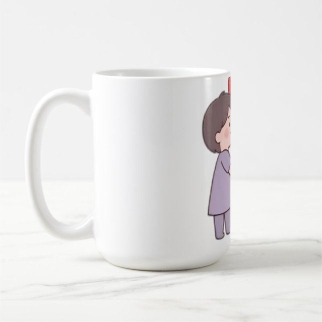 Caneca De Café garotas fofas (Esquerda)