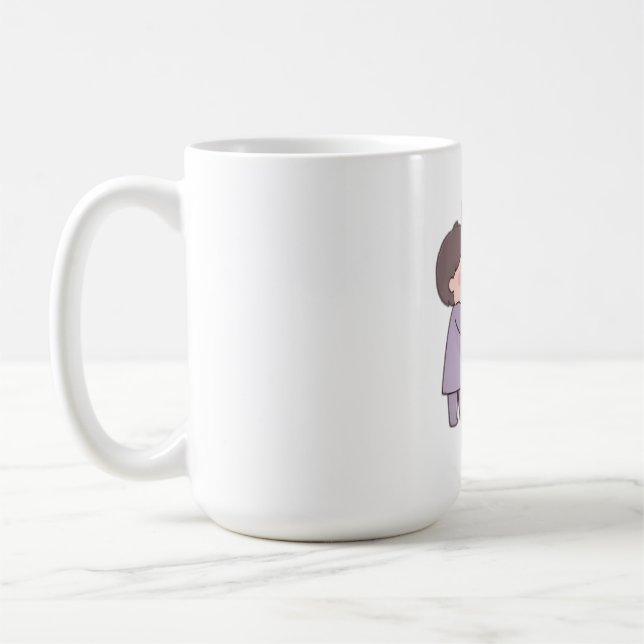 Caneca De Café garotas fofas (Esquerda)