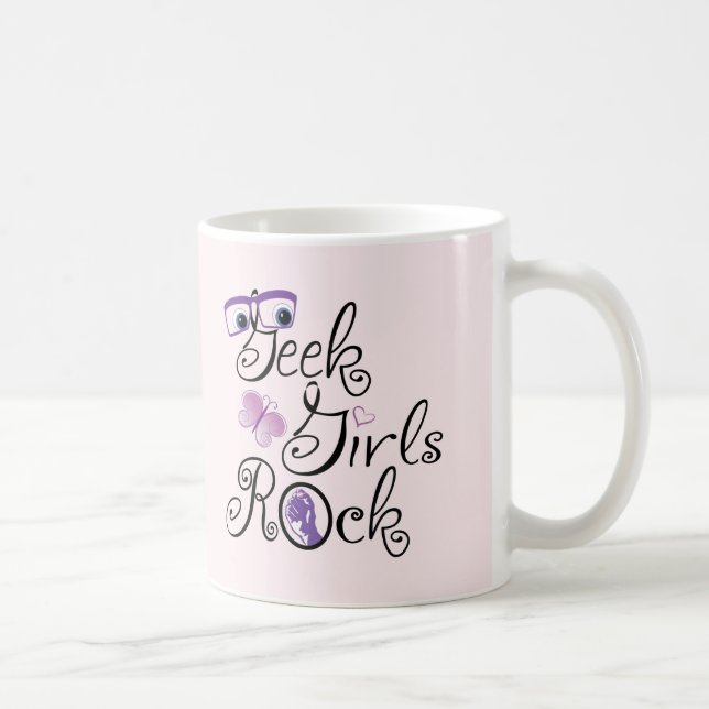 Caneca De Café Garotas Geek Rock (Direita)