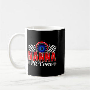 Caneca De Café Garoto de Aniversário do Carro de Corrida da Famíl
