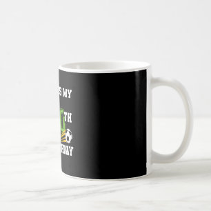 Caneca De Café Garoto de Futebol É Meu 10º Aniversário Bandeira A