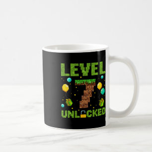 Caneca De Café Garoto engraçado de 7 anos de idade jogador de jog