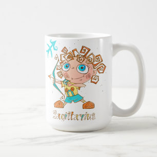 Caneca De Café Garoto Sagitário Bonito