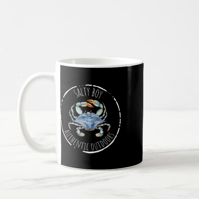 Caneca De Café Garoto Salgado Atitude Salgada Piada Pesca Carangu (Esquerda)