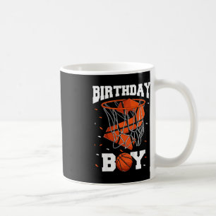 Caneca De Café Garoto segundo aniversário De Basquete De Dois Ano
