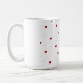 Caneca De Café Garrafa de Água Corações Arco-íris Coloridos Apena