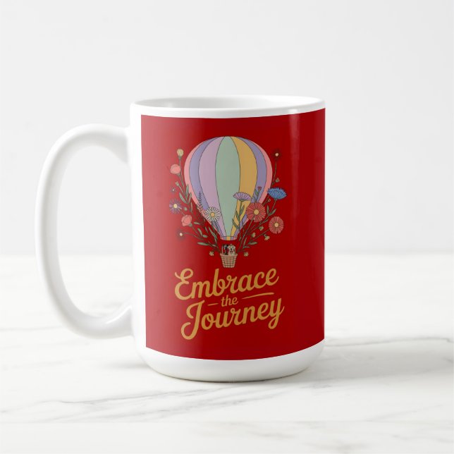 Caneca De Café Garrafa de Água Isolada Motivacional (Esquerda)