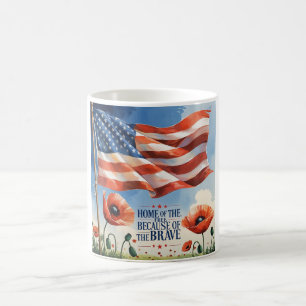Caneca De Café Garrafa de Água Patriótica - Homenagem do Dia Memo