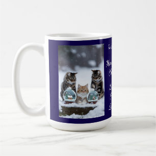 Caneca De Café Garrafa de Neve de Gato, Nomes de Imagens Texto, P