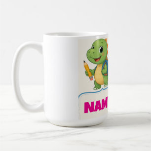 Caneca De Café Garrafa Personalizada de Dinossauro para Crianças