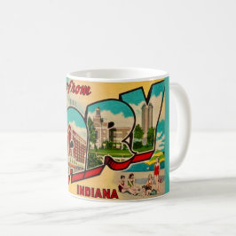 Caneca De Café Gary Indiana Greeting 
