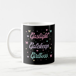 Caneca De Café Gaslight Gatekeep Girlboss   