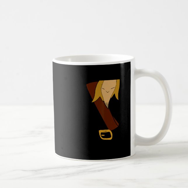 Caneca De Café Gaston Halloween Costume Fun (Direita)