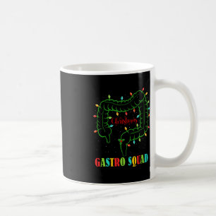 Caneca De Café Gastro Enfermeira Diversão de Natal Luzes de Natal