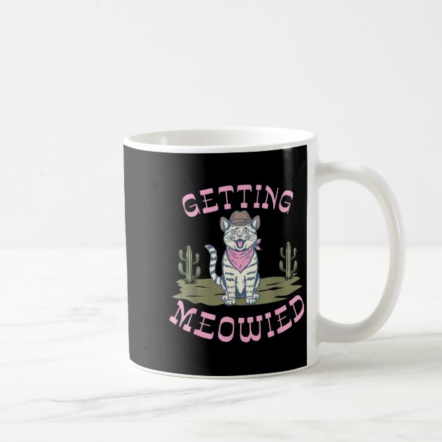 Caneca De Café Gata engraçada despedida de solteira ficando noiva (Direita)