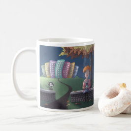 Caneca De Café Gata no parque Coffee Mug