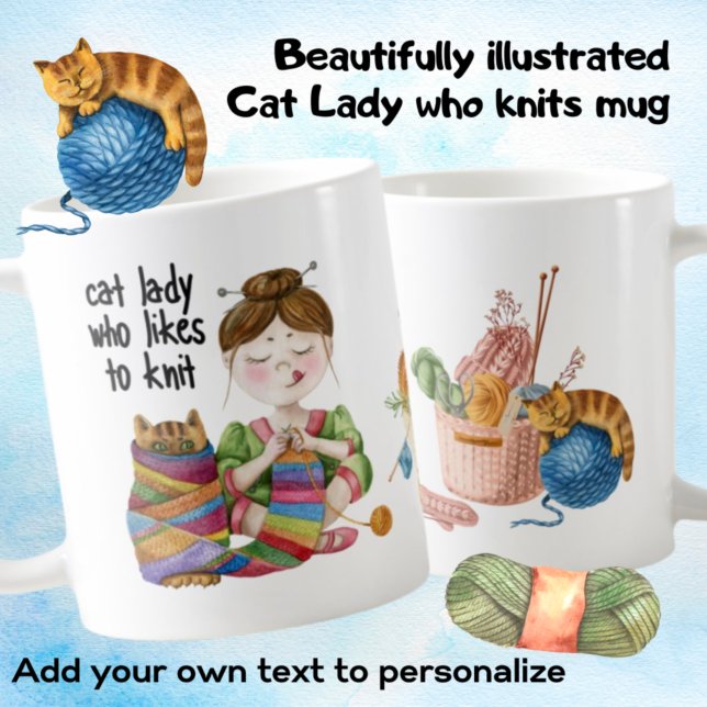 Caneca De Café Gata Que Gosta De Saber Gato Engraçado Que Mamãe C (Criador carregado)