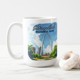 Caneca De Café Gateway Arch National Park Rua do Missouri Louis R