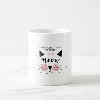 Caneca De Café Gatinha-me bem Meow