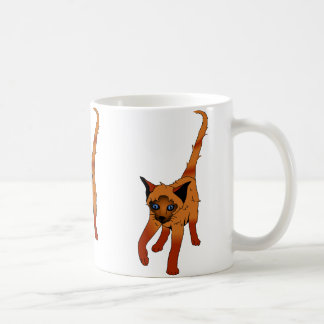 Caneca De Café Gatinho alaranjado
