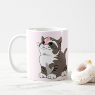 Caneca De Café Gatinho Bonito -