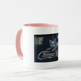 Caneca de Café Gatinho Cromado