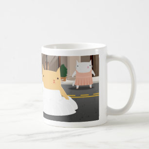 Caneca De Café Gatinho da dama de honra