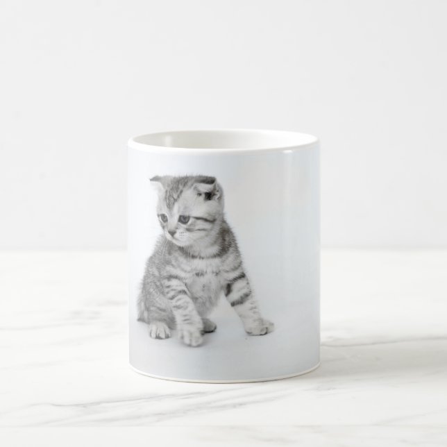 Caneca De Café Gatinho da dobra do Scottish (Centro)