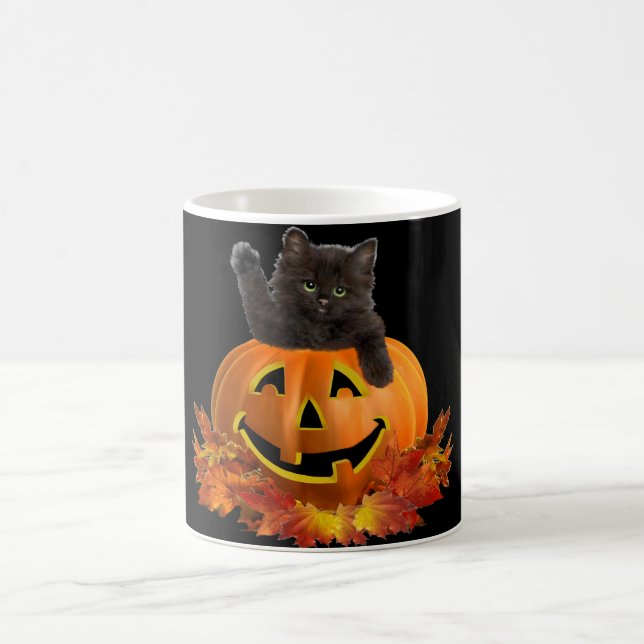 Caneca De Café Gatinho de Abóbora (Centro)