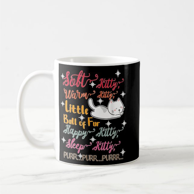 Caneca De Café Gatinho De Calor De Gatinho Suave Pequena Bola De  (Esquerda)