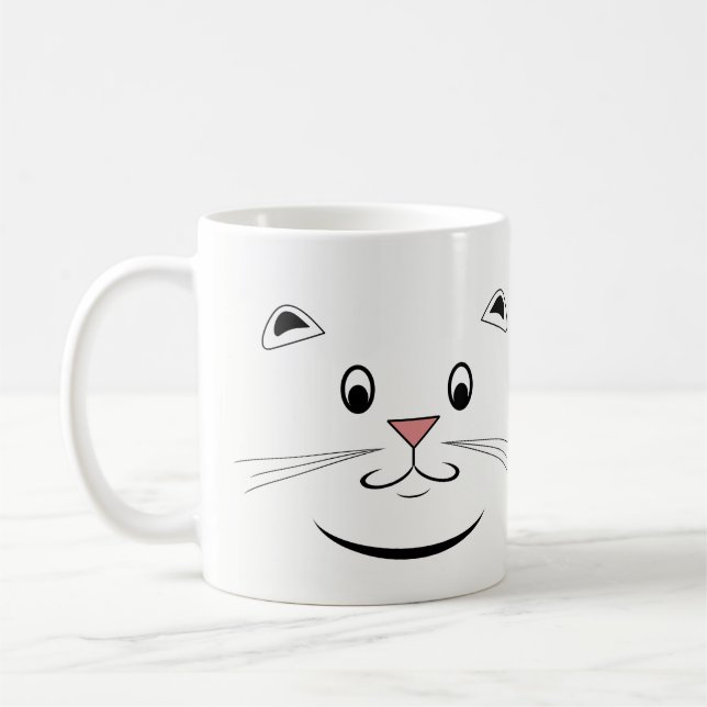 Caneca De Café Gatinho de Gato (Esquerda)