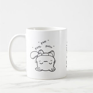 Caneca De Café Gatinho de Kawaii