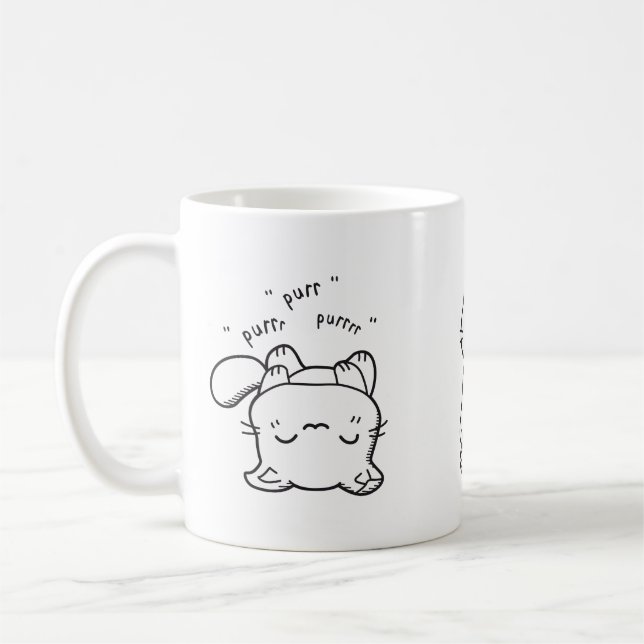 Caneca De Café Gatinho de Kawaii (Esquerda)