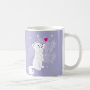 Caneca De Café Gatinho Dia de os namorados