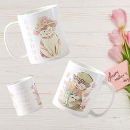 Caneca De Café Gatinho Gatinho Gatinho Primavera Doce Personaliza