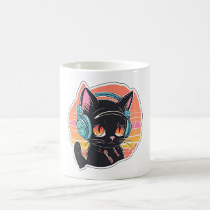 Caneca De Café Gatinho Gelado Design