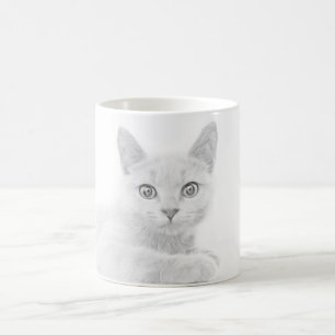 Caneca De Café Gatinho Gelado Escocês Super Bonito