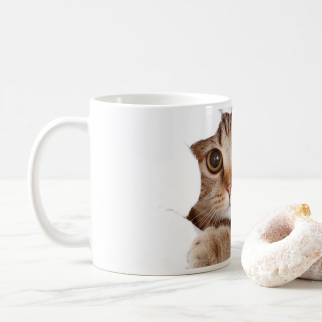 CANECA DE CAFÉ GATINHO MUG (Com Donut)