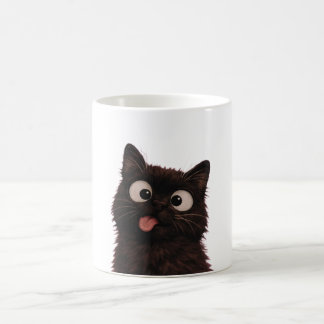Caneca De Café Gatinho rebelde.