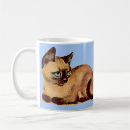 Caneca De Café gatinho siamês adorável