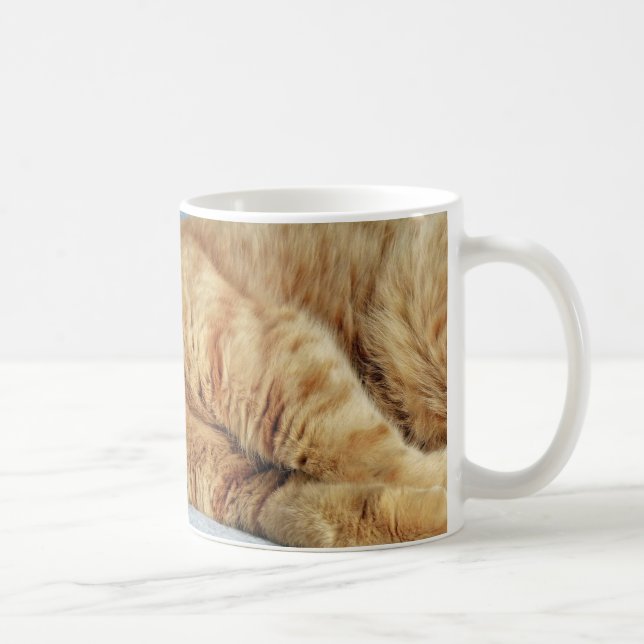 Caneca De Café Gatinho sonolento (Direita)