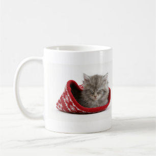 Caneca De Café Gatinho sonolento bonito