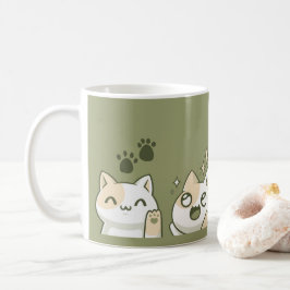 Caneca De Café Gatinho Vibes Mug