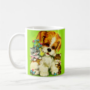 Caneca De Café gatinhos fofos e gatinhos sorrentes