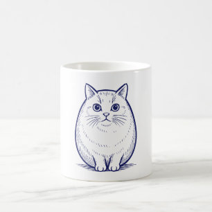 CANECA DE CAFÉ GATO