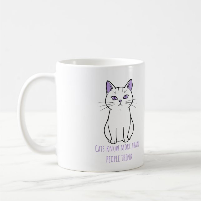 Caneca De Café Gato (Esquerda)